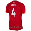 Liverpool Virgil Van Dijk 4 Hjemme 2021-22 - Herre Fotballdrakt